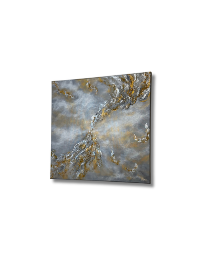In the Depths of the Sky - Original mixed media kunstværk