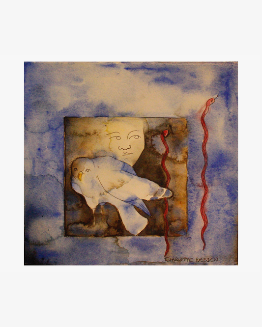 Bird dreams no. 24  Akvarell Original