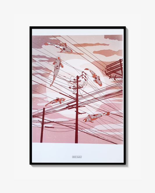 Koifisk Art Print