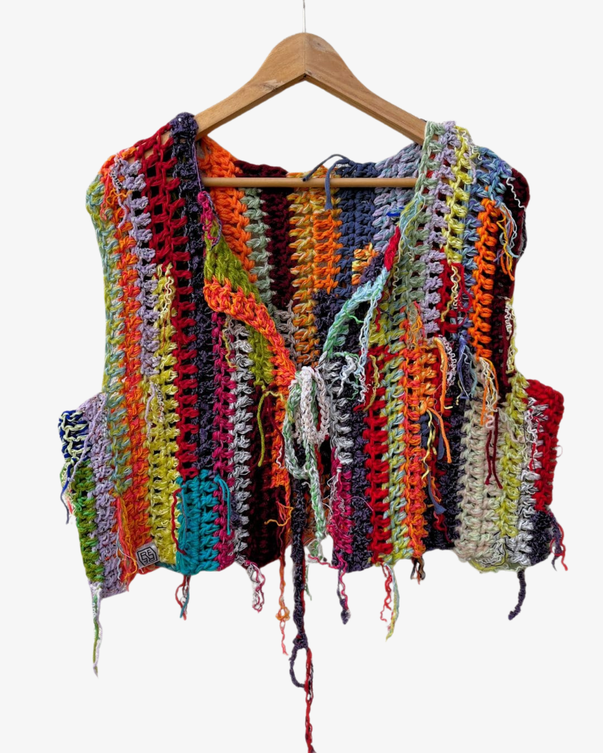 Crochet Scrap Vest