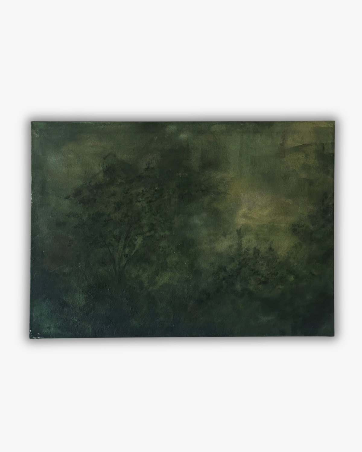 Mid-ceuntury forest original painting