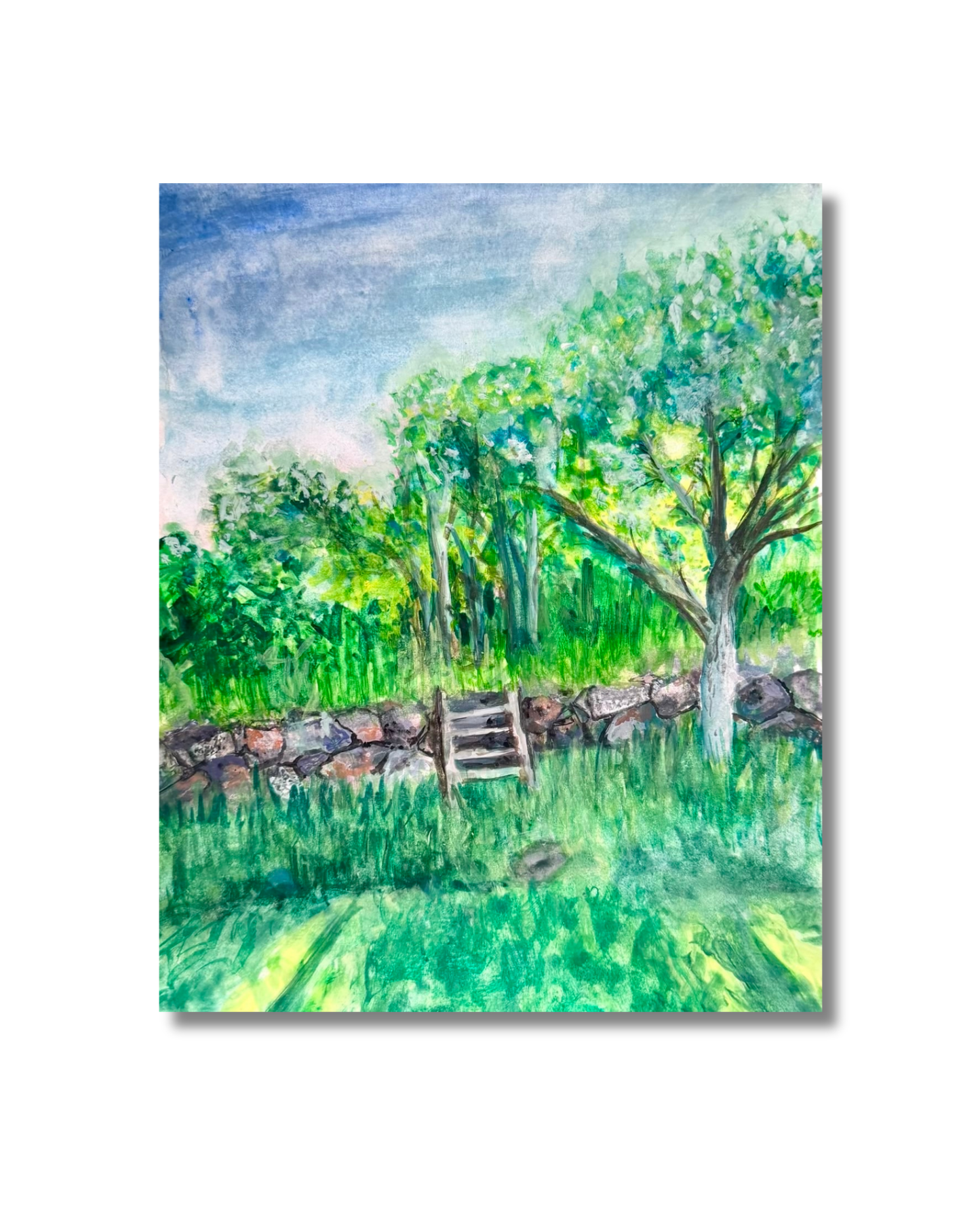 Fresh green summer view Original