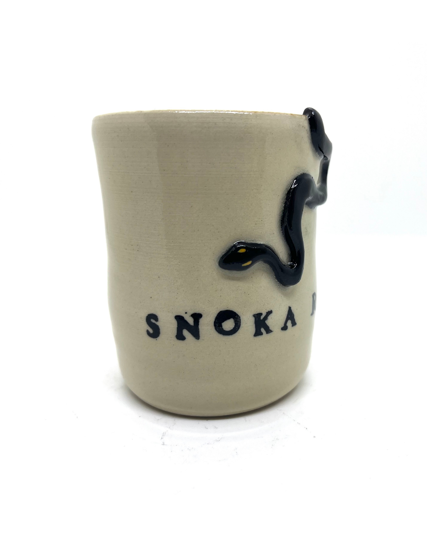 Keramik Kop - snake ” snoop around”