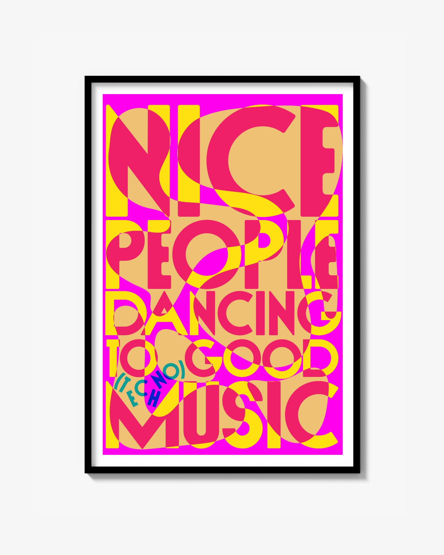 Nice People Dancing (Flerfarvet) Poster