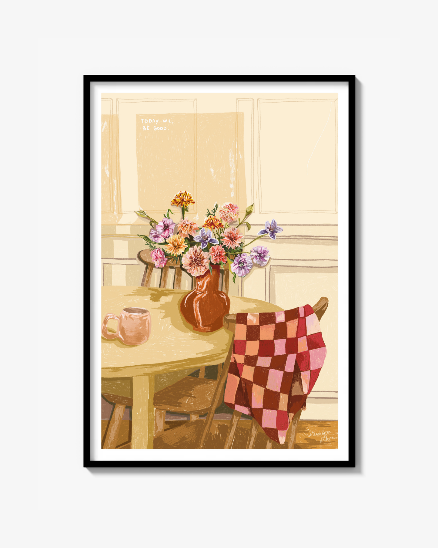 Coffee In the Morning Sun - Print