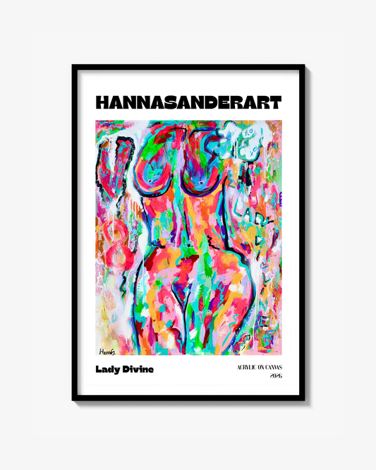 Lady Divine Fine Art Print