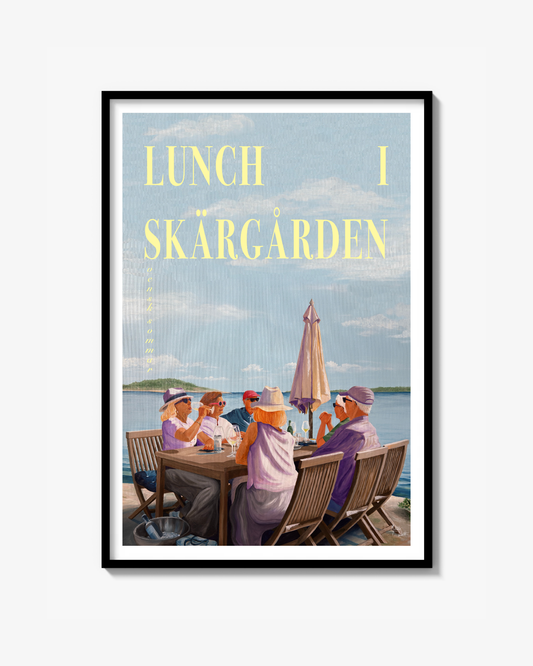 Lunch i skärgården Print