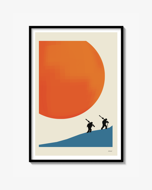 Sunset hike Poster