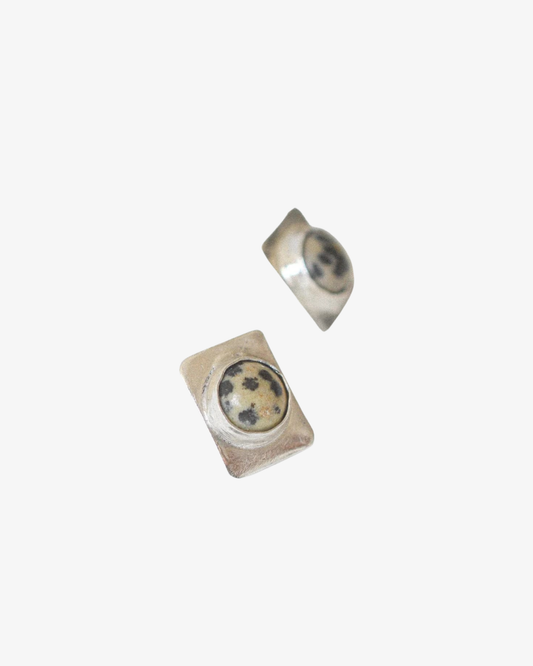 Dalmatian Earrings Sterling Silver