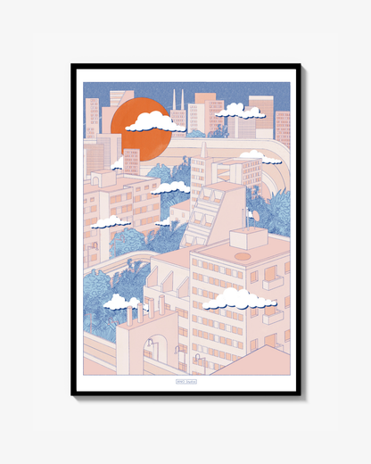 Town Art Print