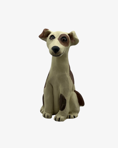 Happy Little Companion- Handmade Stoneware dog