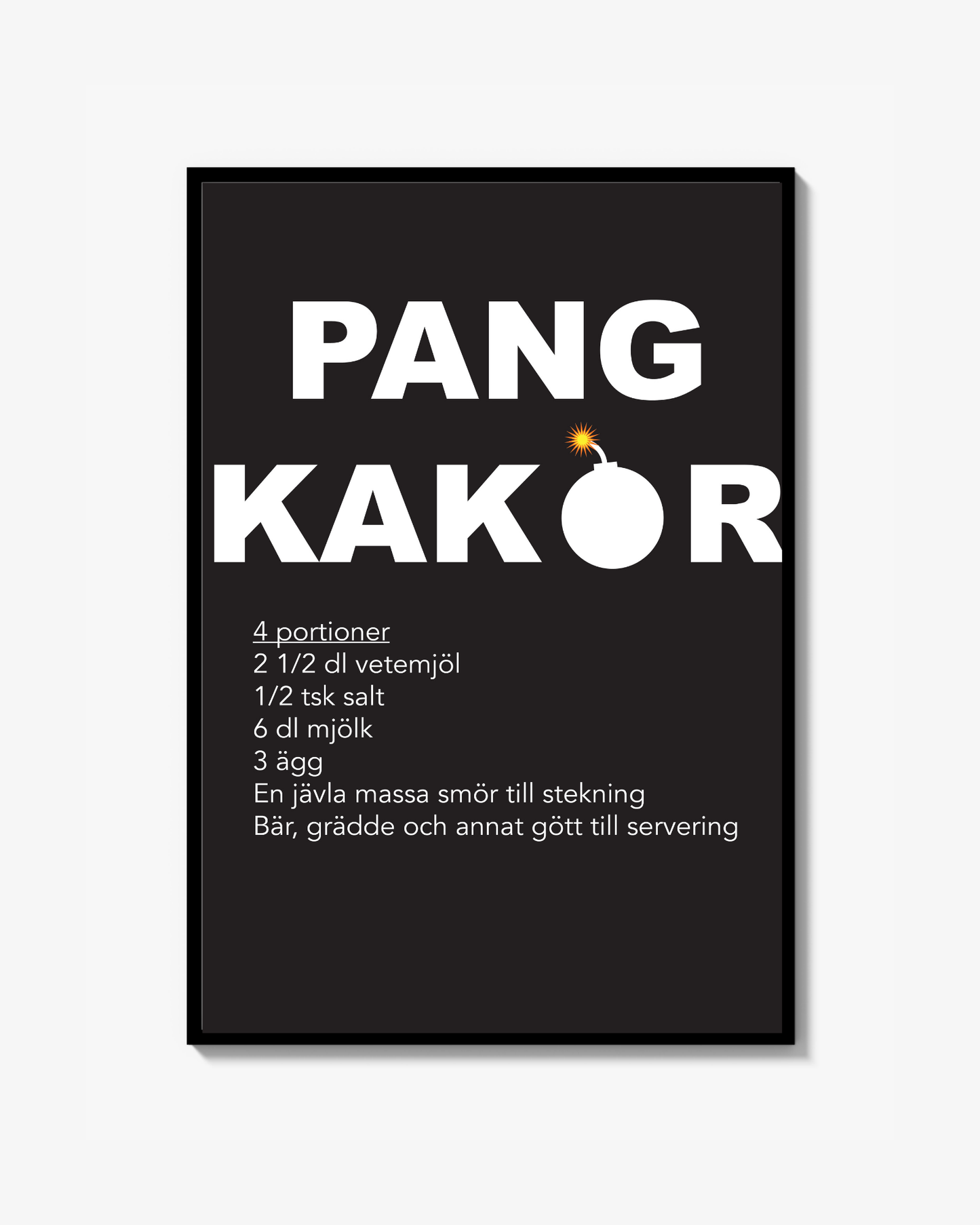Pangkakor black Print