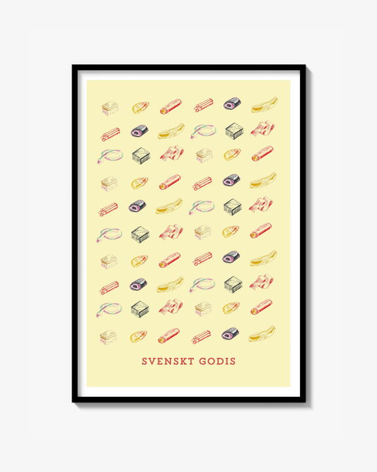 Svenskt Godis - Poster
