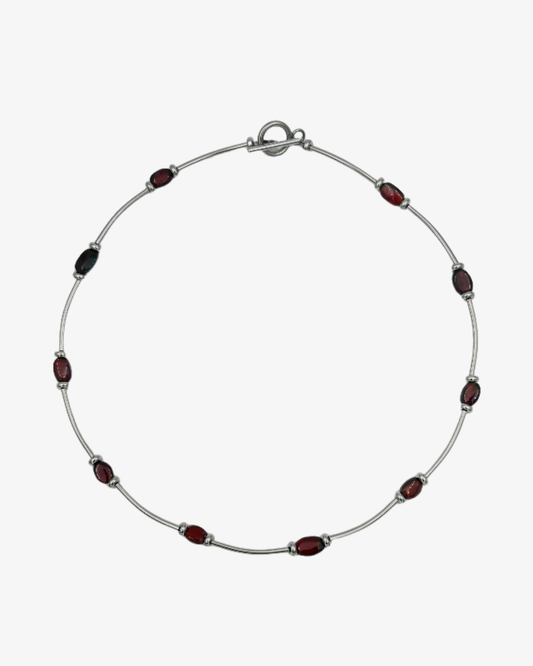 Garnet red Halskæde