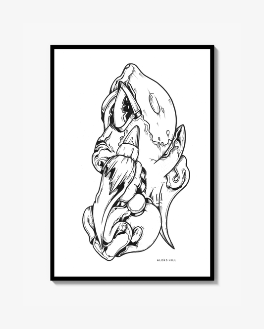 'Shy 2 Hide' - Print