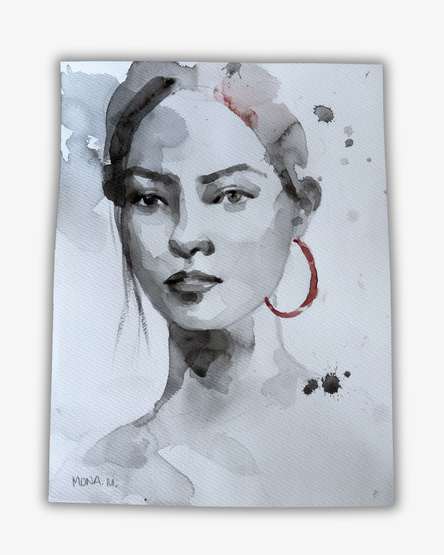 Red Earring Original