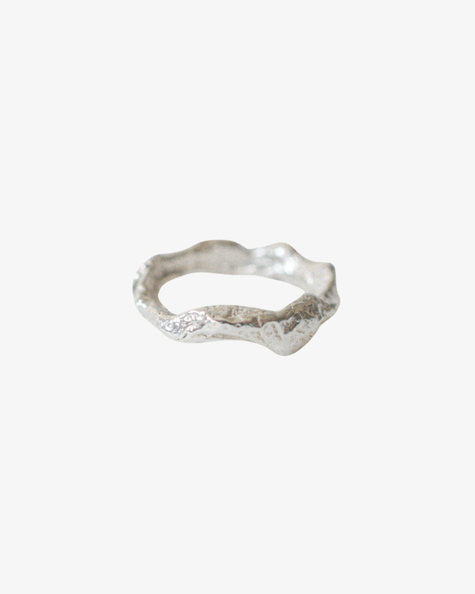 Coal Ring 1 Sterling Silver (pinky)