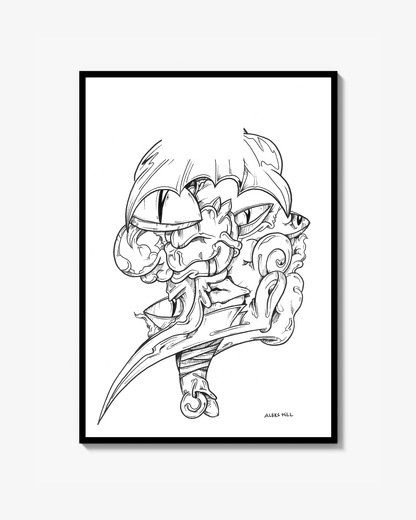 'Sharp Eyes' - Print