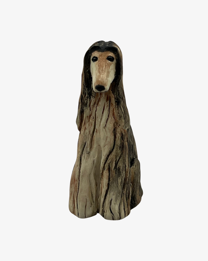 Afghan Hound - Handmade stoneware Sculpture