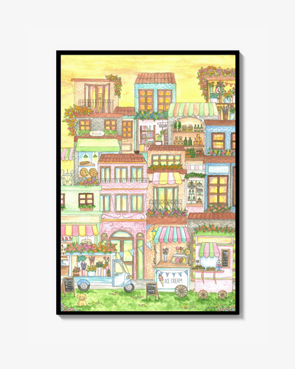 Pastel Evenings Poster
