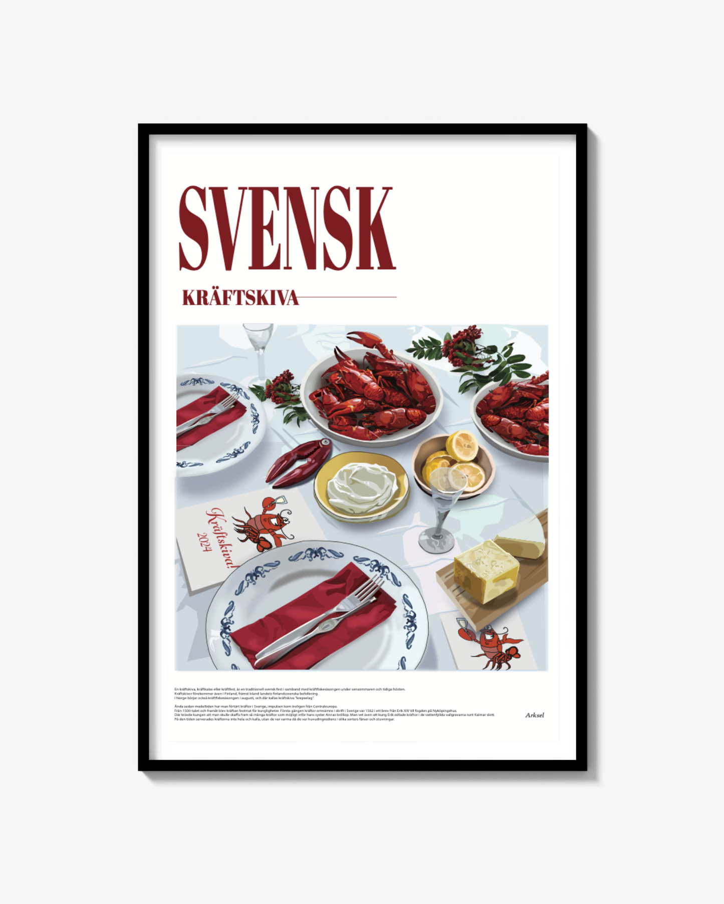Kräftskiva Poster