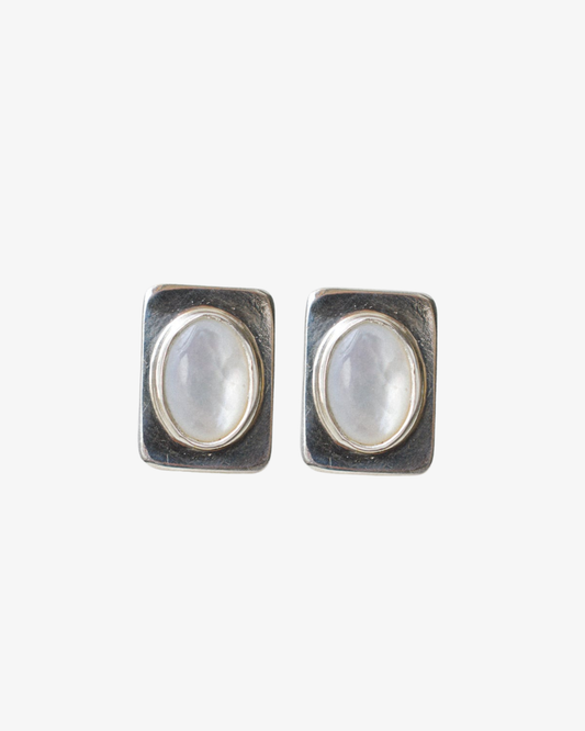 Pearl Earrings Sterling Silver