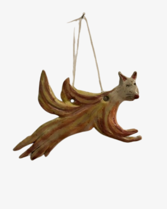 Flying cat Wall Art