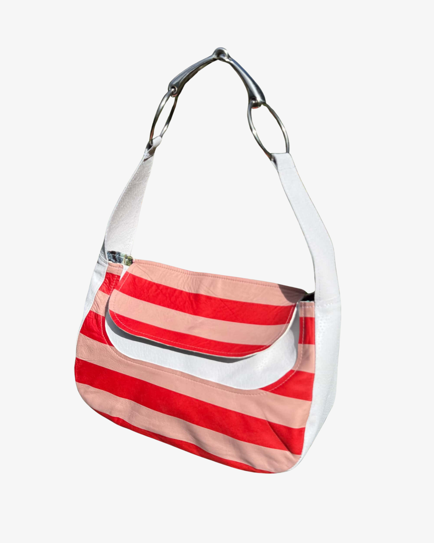 Striped Midi Dahlia Handbag