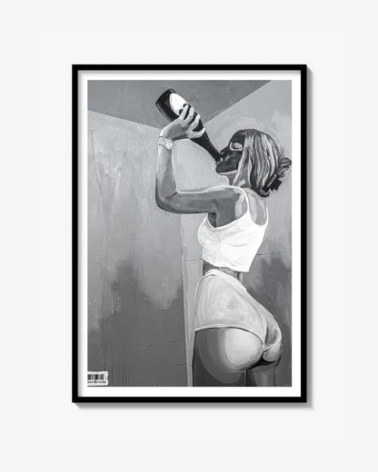"Overworked" Poster