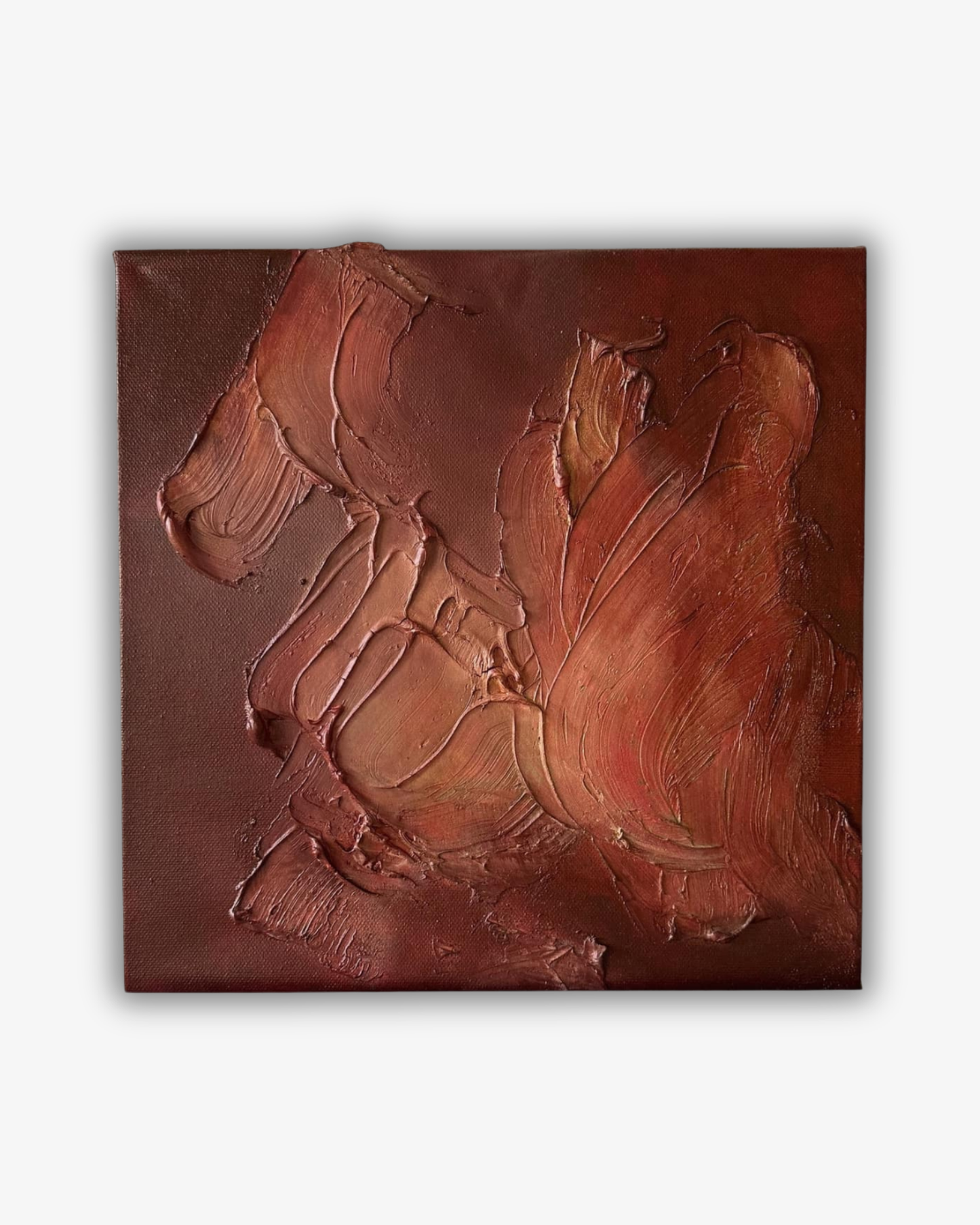 Flaming Original tekstureret maleri