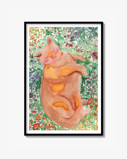 Solkatt Print