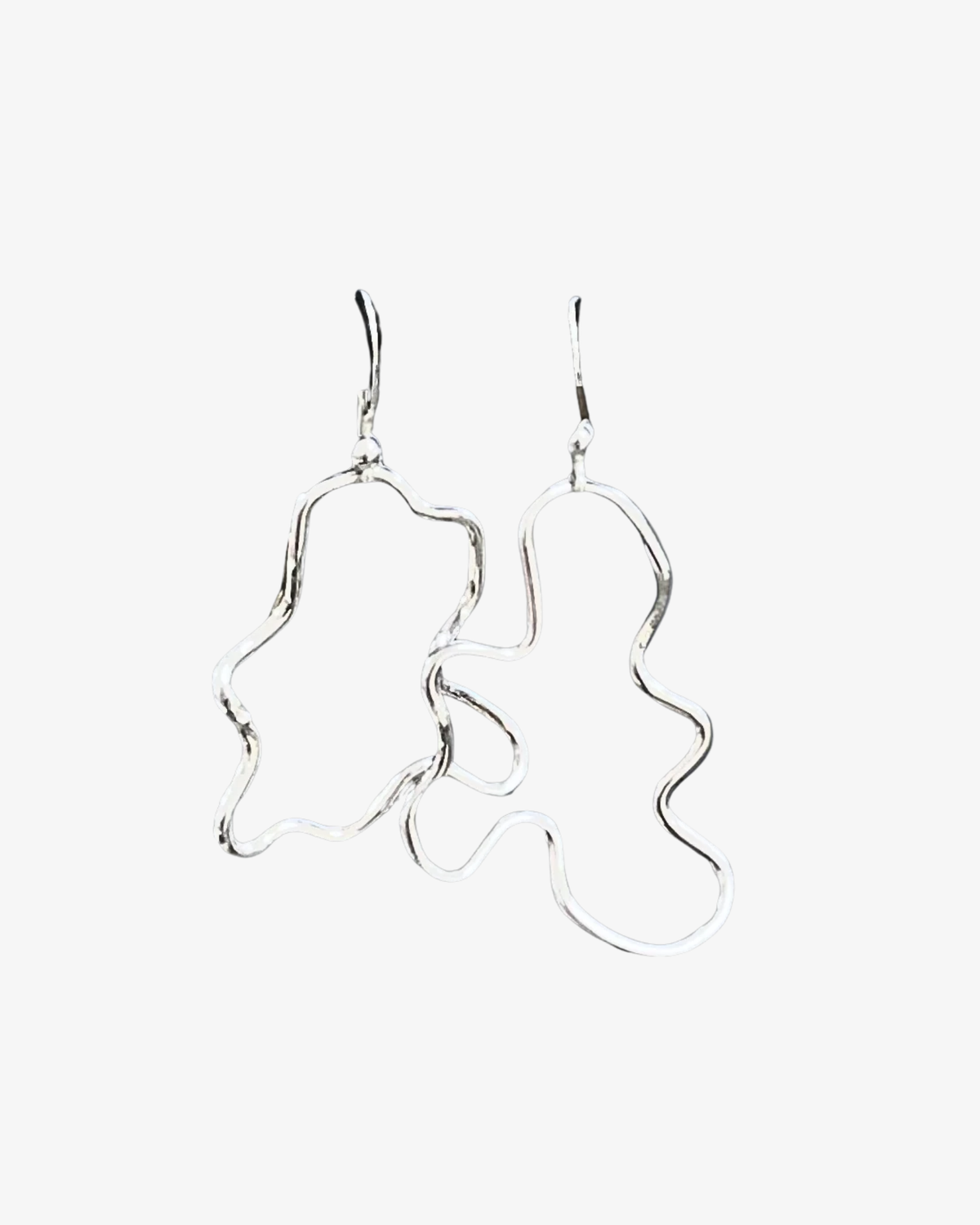 Handmade Silver Earrings Cloud