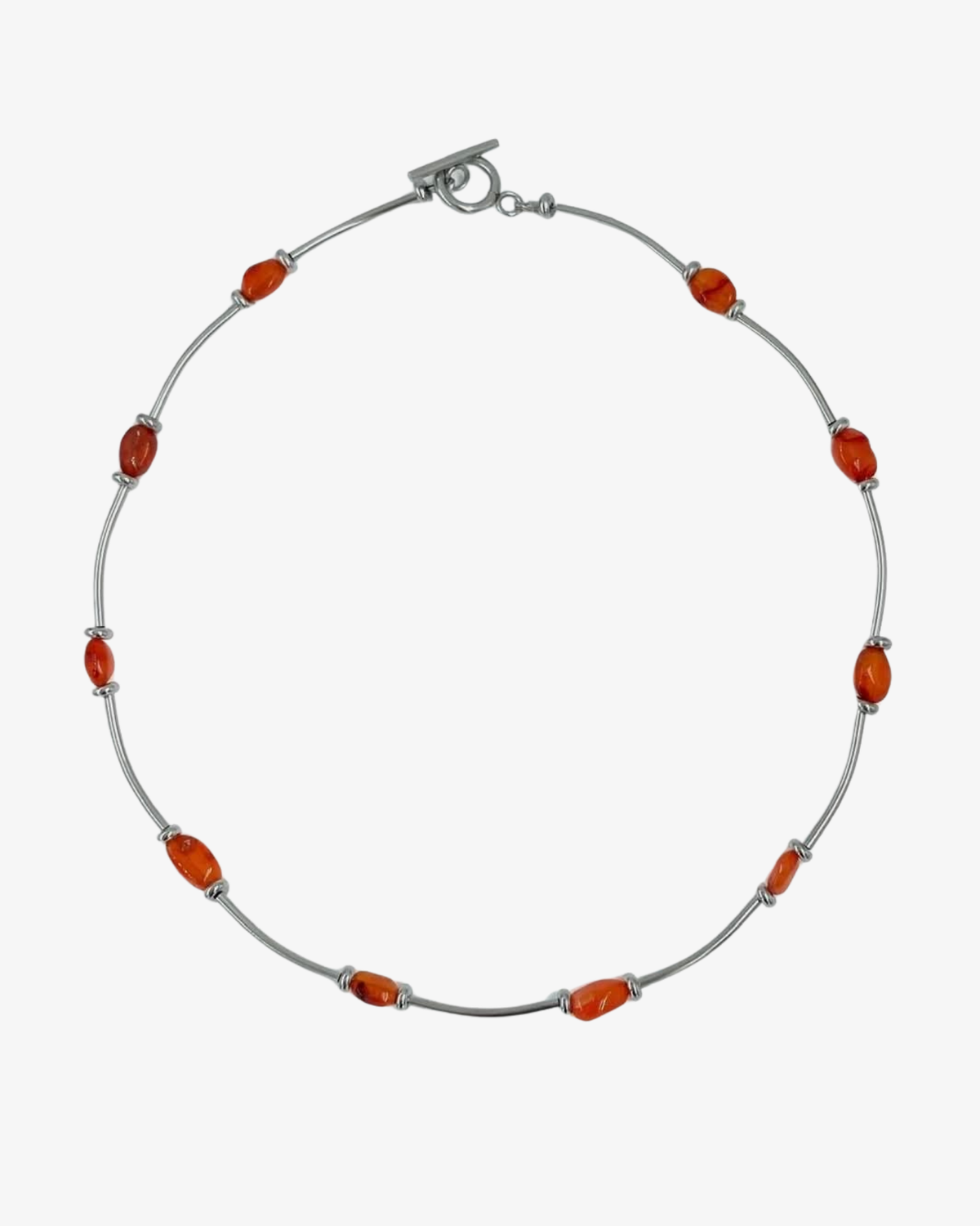 Carnelian orange Halskæde