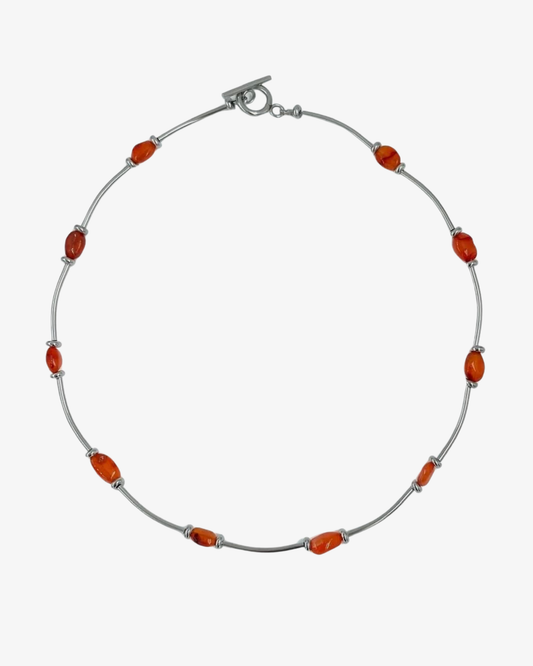 Carnelian orange Halskæde