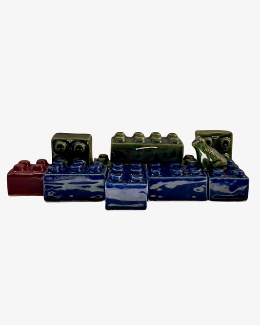 Ceramic Lego Sculpture