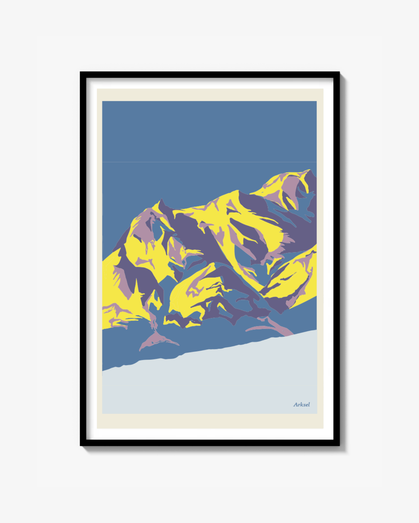 Retro ski Poster