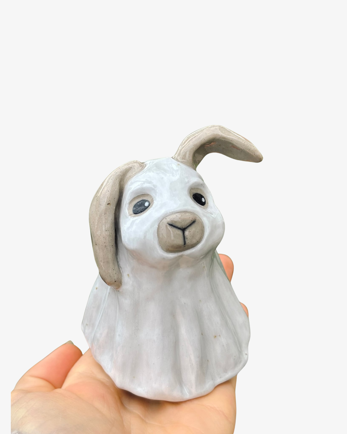 Spooky bunny - keramisk spøgelseskanin