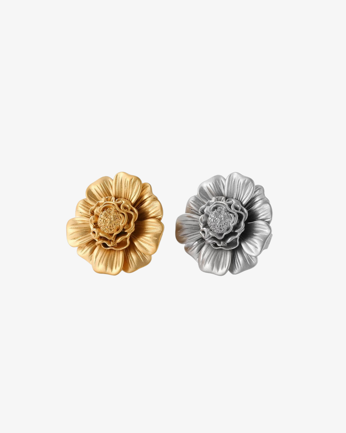Steel Marigold Ring