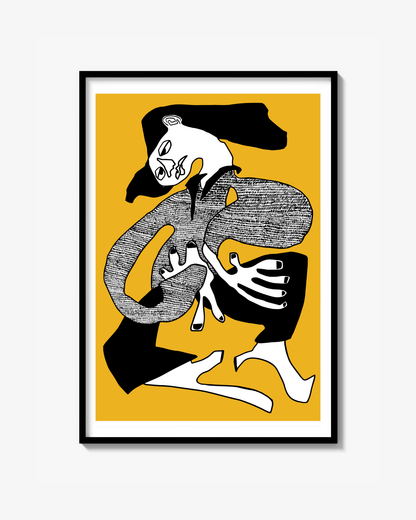 Trång & Gul - Poster