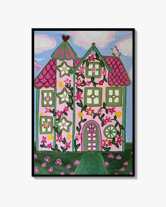 Fjärils drömhuset Print
