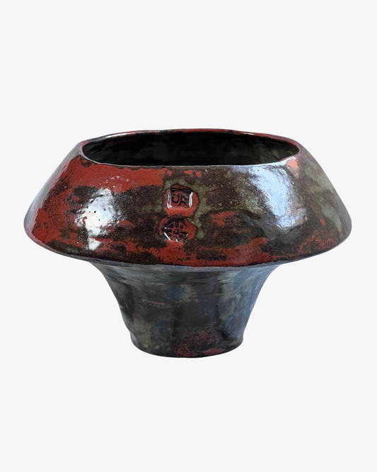 Mushroom-Shaped Stoneware Bowl, 24 cm