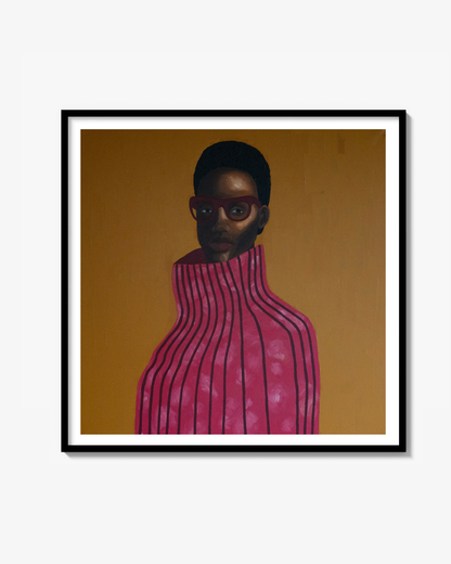 In the Striped Sweater - Print