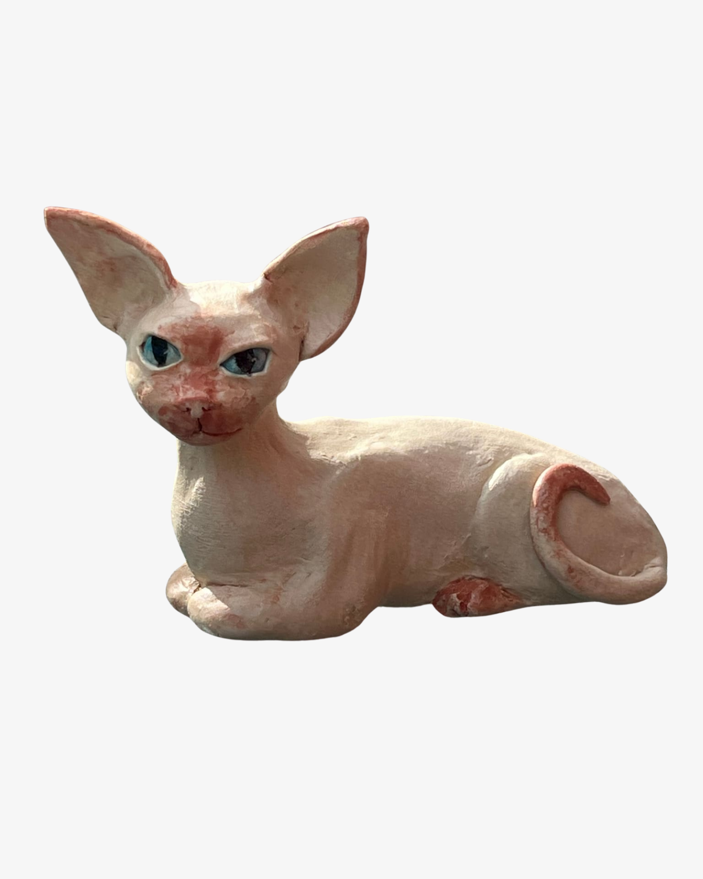 Little Devon Rex sculpture