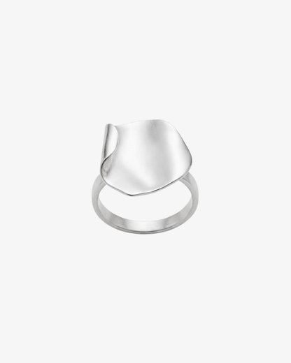Rosa ring - handmade silver ring