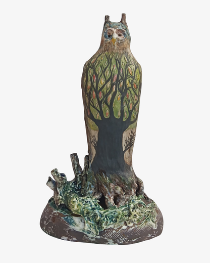 Rooted Owl skulptur/ figur