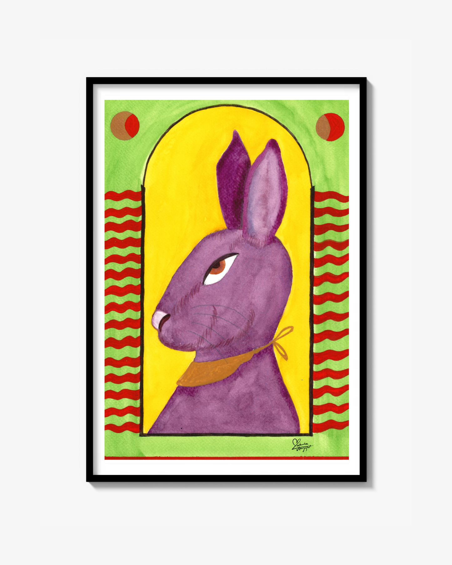 Purple Hare - Print