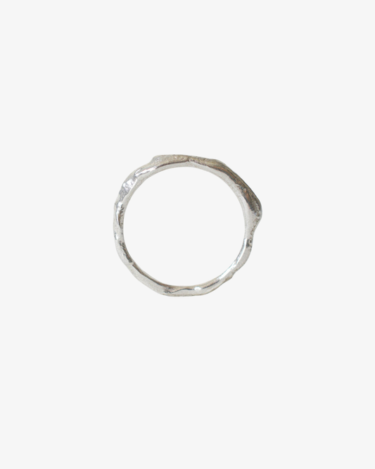 Coal Ring 2 Sterling Silver