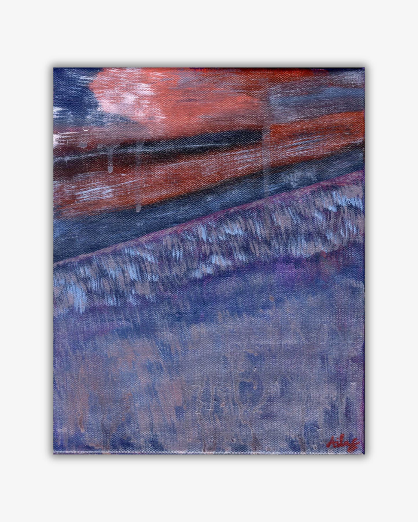 Original acrylics painting: Balscadden Bay