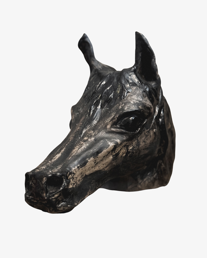 Horse ceramic sculpture