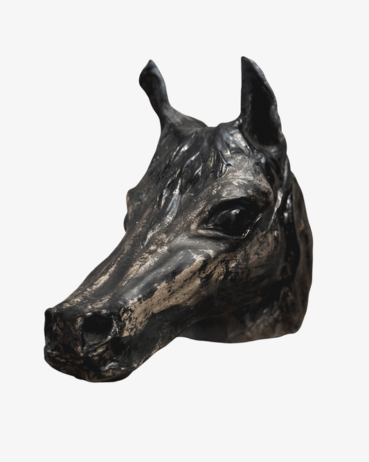 Hest keramisk skulptur